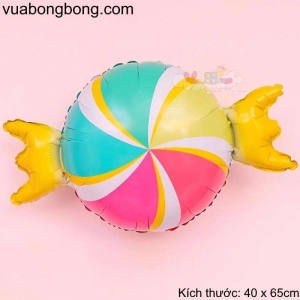 Bong bóng kẹo đủ màu xoắn